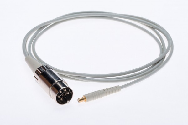 Abgeschirmtes Nadelanschlusskabel für EMG-Nadelelektrode Silver line und Nihon Kohden